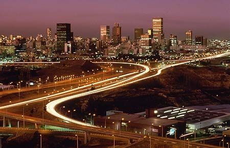 Johannesburg - Night view